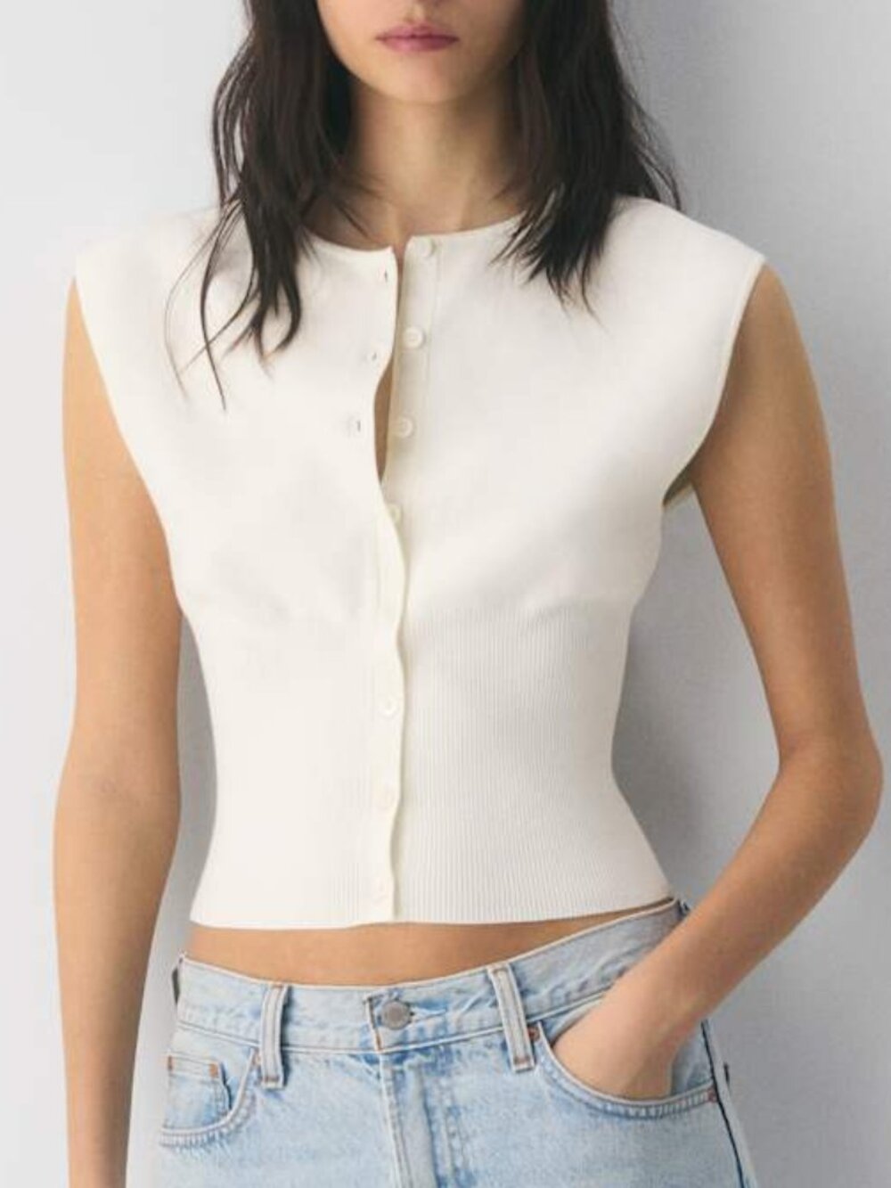Wilfred Golightly Sleeveless Cardigan